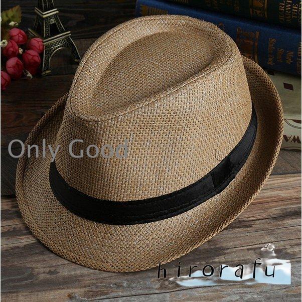 帽子 麦わら帽子 メンズ UVカット ハット 男性用 ストローハット 春夏