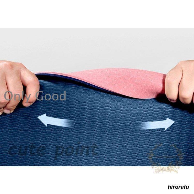 ヨガマット おすすめ6mm ストレッチマット 筋トレマット トレーニング