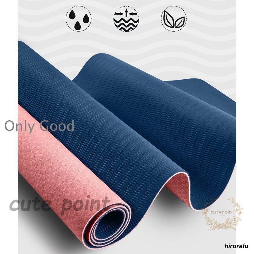 ヨガマット おすすめ6mm ストレッチマット 筋トレマット