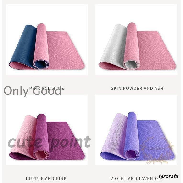 ヨガマット おすすめ6mm ストレッチマット 筋トレマット トレーニング