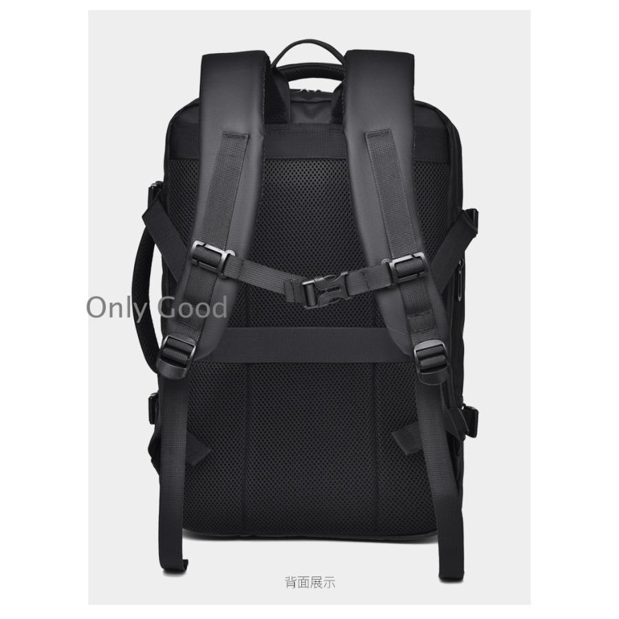 ビジネスリュック 3way マチ拡張 宿泊 拡張 PC リュック 多機能 撥水