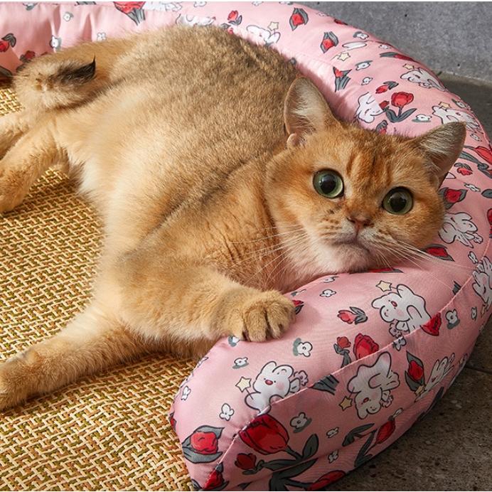 ペットベット 夏 猫 犬 洗える ひんやり 冷感 涼しい 夏用 まくら
