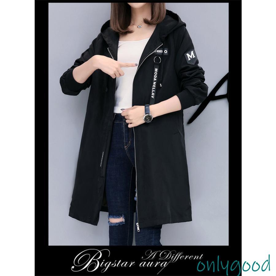 トレンチコート レディース マウンテンパーカー ミディアム丈 フード