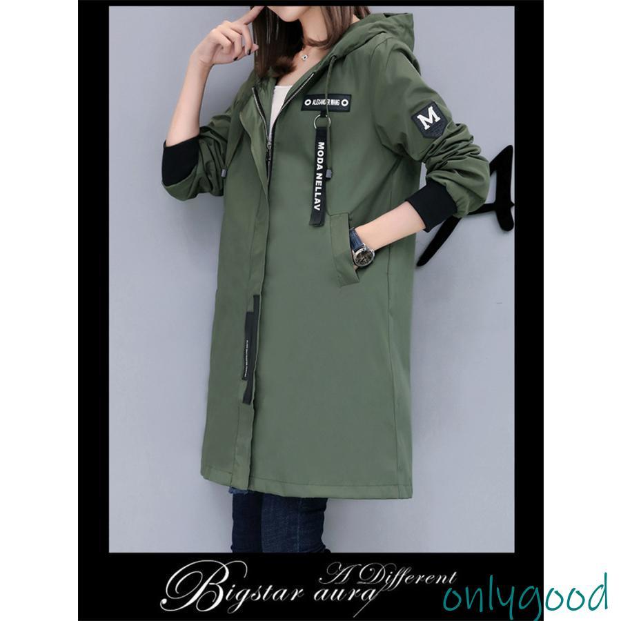 トレンチコート レディース マウンテンパーカー ミディアム丈