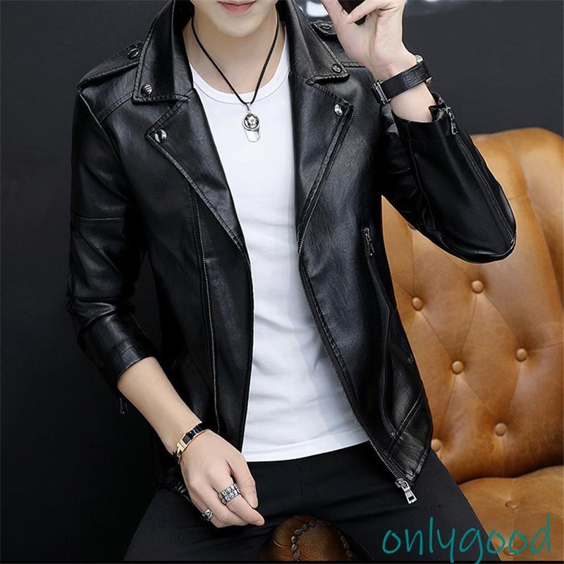 ライダースジャケット メンズ 高品質加工 秋服 革ジャン レザー