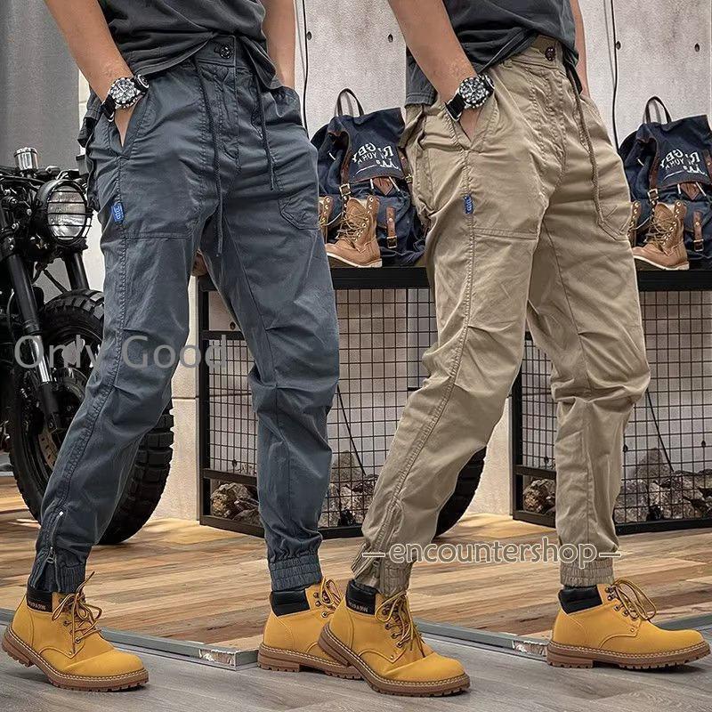[] メンズ ワークパンツ カーゴ キャンバス カーゴパンツ メンズ ボトムス ワークパンツ 作業ズボン ミリタリー