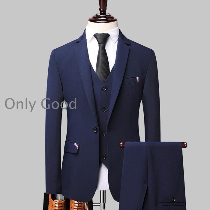 ビジネススーツ スリーピーススーツ メンズ 1つボタン スリム ビジネス