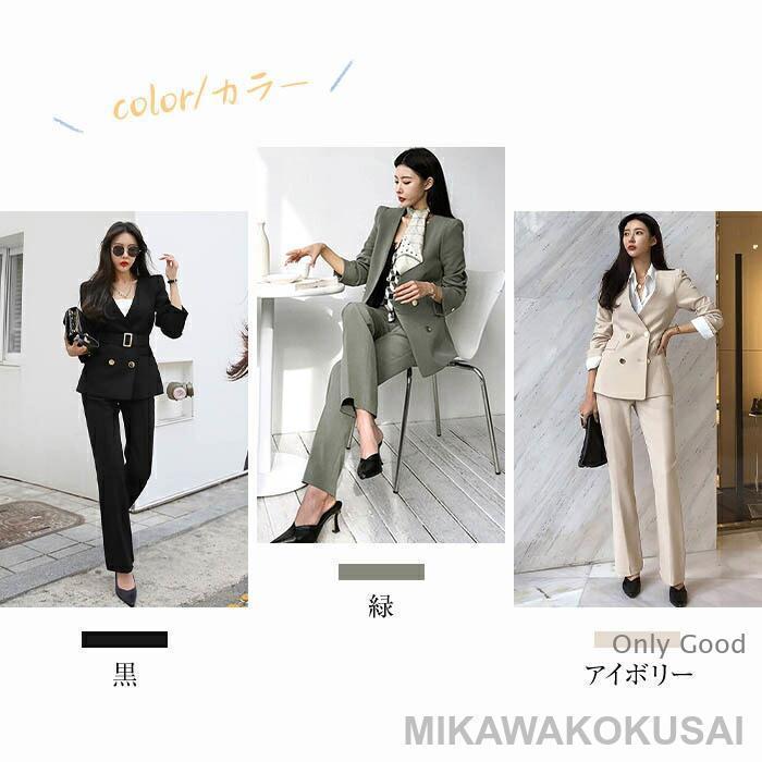 スーツ レディース パンツスーツ セットアップ レディーススーツ 春