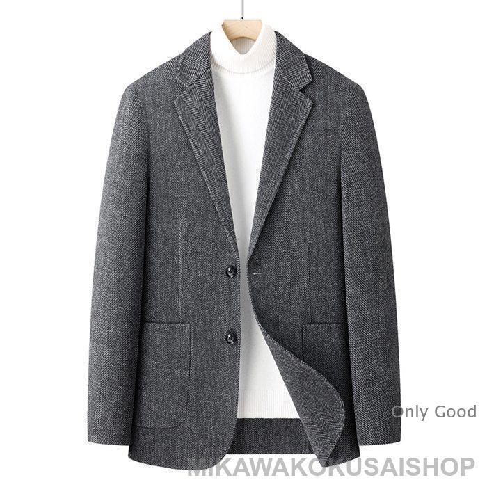 テーラードジャケット メンズ ジャケット 秋冬 ウールコンジャケット