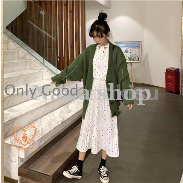 ニットカーディガン レディース カーディガン 秋冬 アウター ゆったり