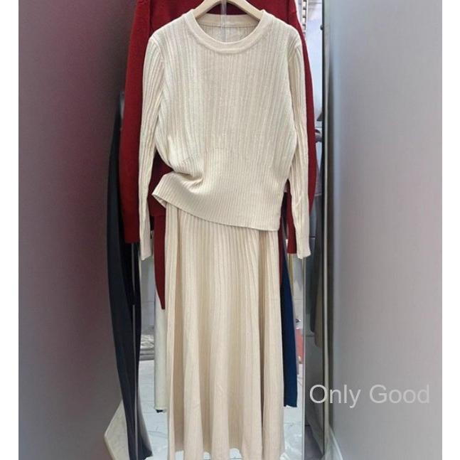 アディダス セットアップ プリーツスカート セーター 長袖 ニット 秋冬 可愛い アディダス セットアップ プリーツスカート セーター 長袖 ニット 秋冬