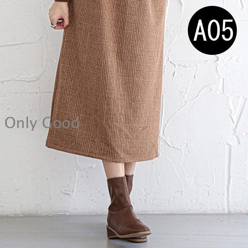 ジャンパースカート 大人 冬 秋冬 vネック ウール調 低身長 膝丈 40代
