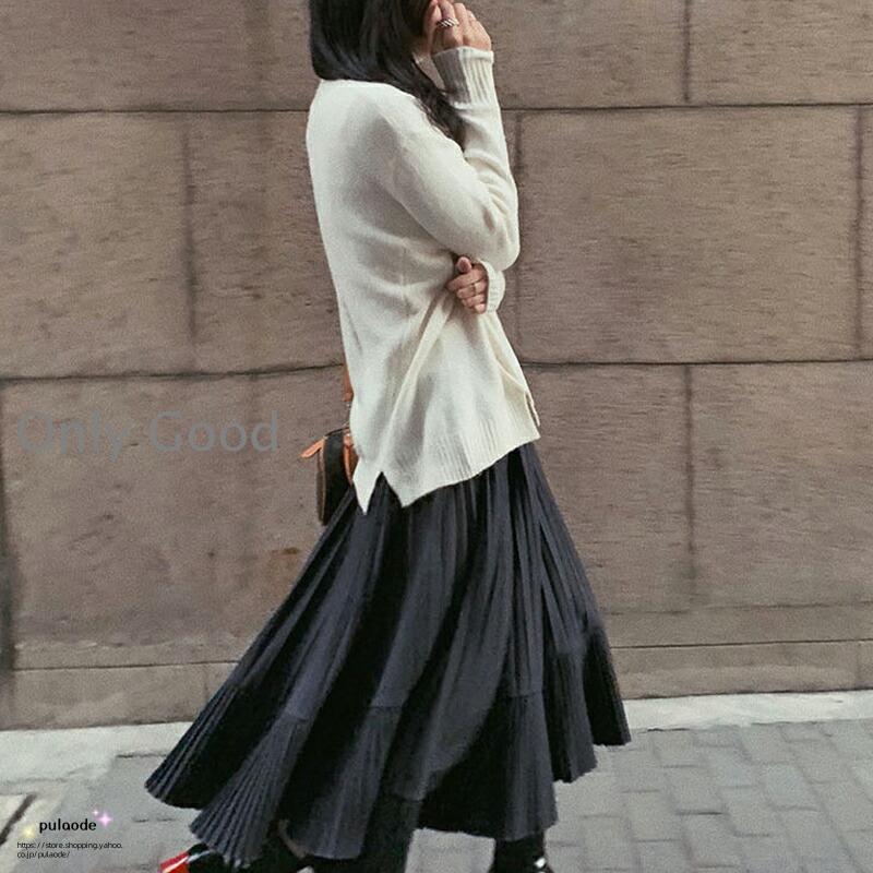 スカート ロング フレアスカート 切替スカート ボトムス 大きいサイズ