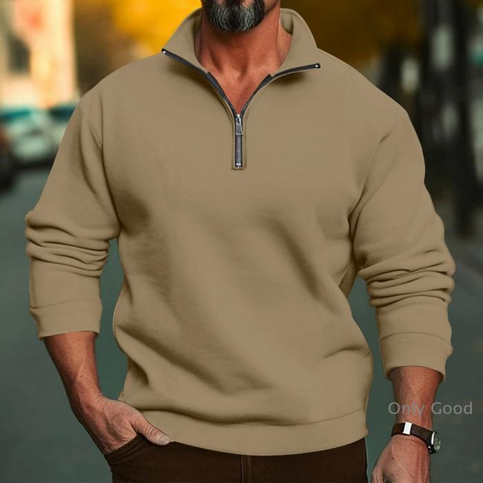ハーフジップ トレーナ メンズ ゴルフウェア 裏起毛 防寒 秋 冬 プル