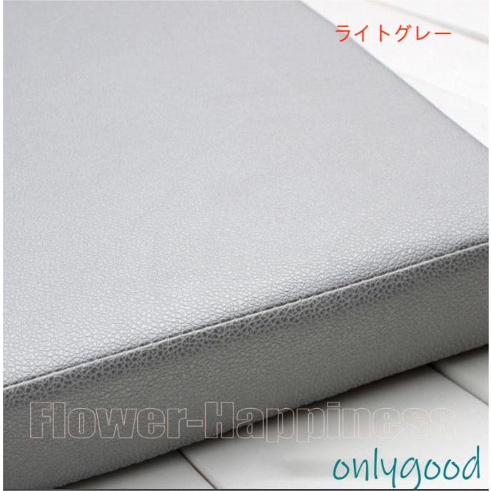 座布団 合皮 レザークッション 正方形 四角 角型 無地 レザー調