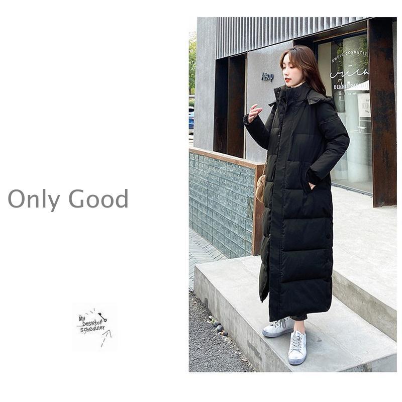 Amazon.co.jp: ダウンロングコート O68-81 CKJS フード付きロング 