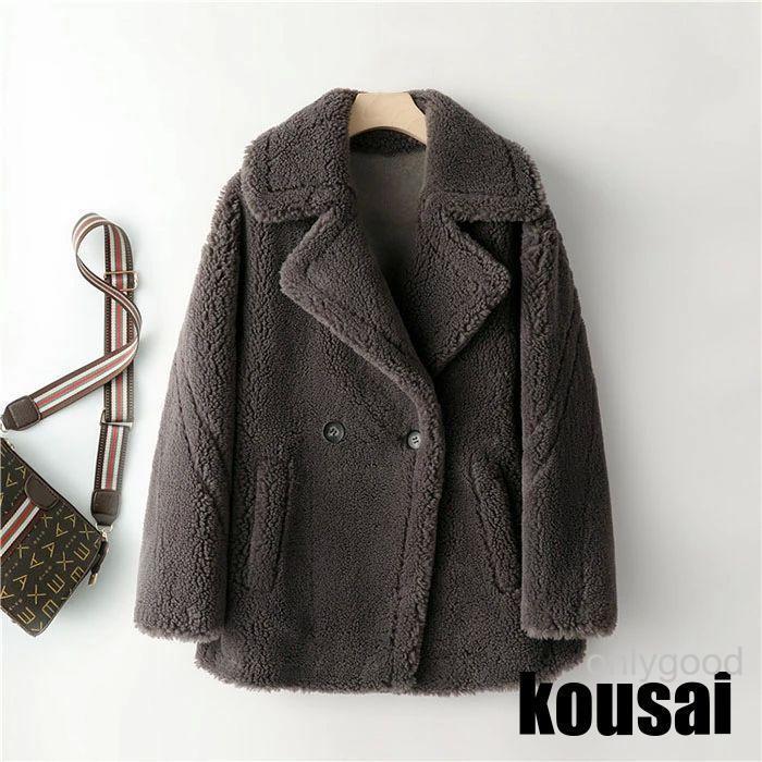 ボアコート ショート丈 レディース 冬 防寒ショートコート きれいめ