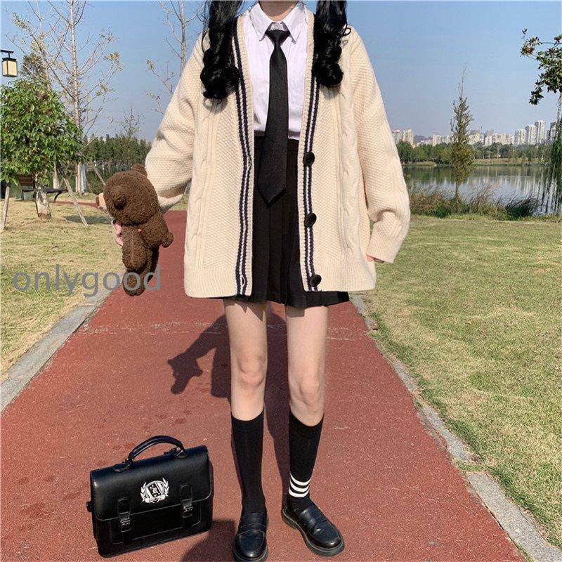 カーディガン スクールカーディガン ニットカーディガン Vネック トップス 長袖 オールシーズン JK制服 セーラー服 ニットセーター 前開き 學院風｜onlygood｜14