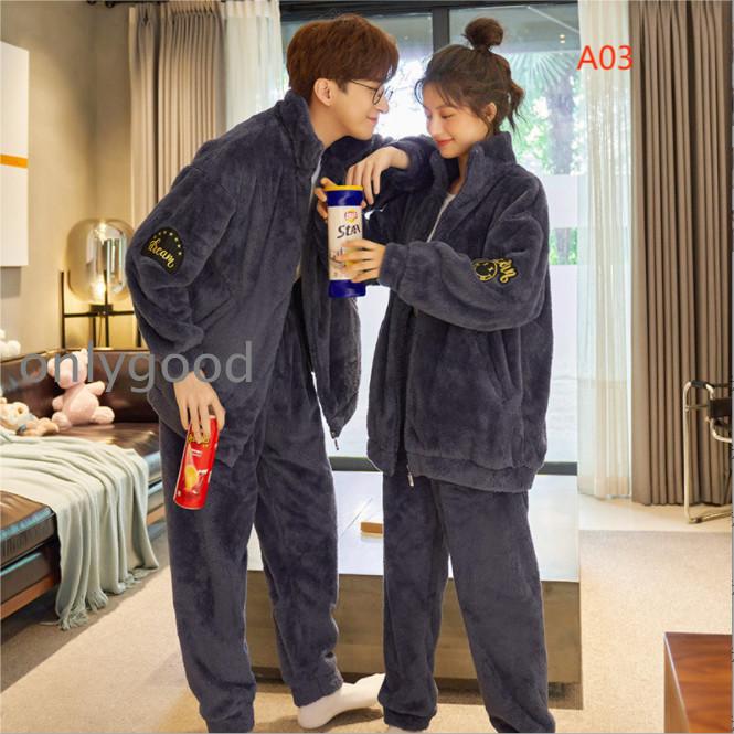 ペアパジャマ モコモコ パジャマ ペア 長袖 ルームウェア もこもこ