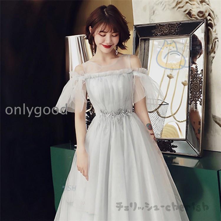 パーティードレス ロングドレス 演奏会 ドレス レディース 結婚式 チュールドレス ワンピース マキシ丈 ピアノ 発表会 お呼ばれ 二次会 披露宴 上品 大人 夏
