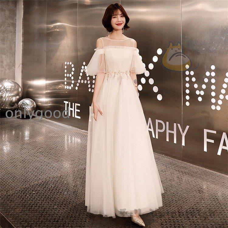 パーティードレス ロングドレス 演奏会 ドレス レディース 結婚式 チュールドレス ワンピース マキシ丈 ピアノ 発表会 お呼ばれ 二次会 披露宴 上品 大人 夏