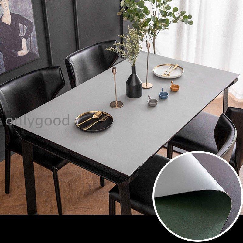 テーブルクロスレザー調北欧テーブルマット防水防油耐熱汚れ防止食卓カバー両面両色高級感サイズオーダー可能汚れ防止テーブルカバー両面使用可能｜onlygood｜04