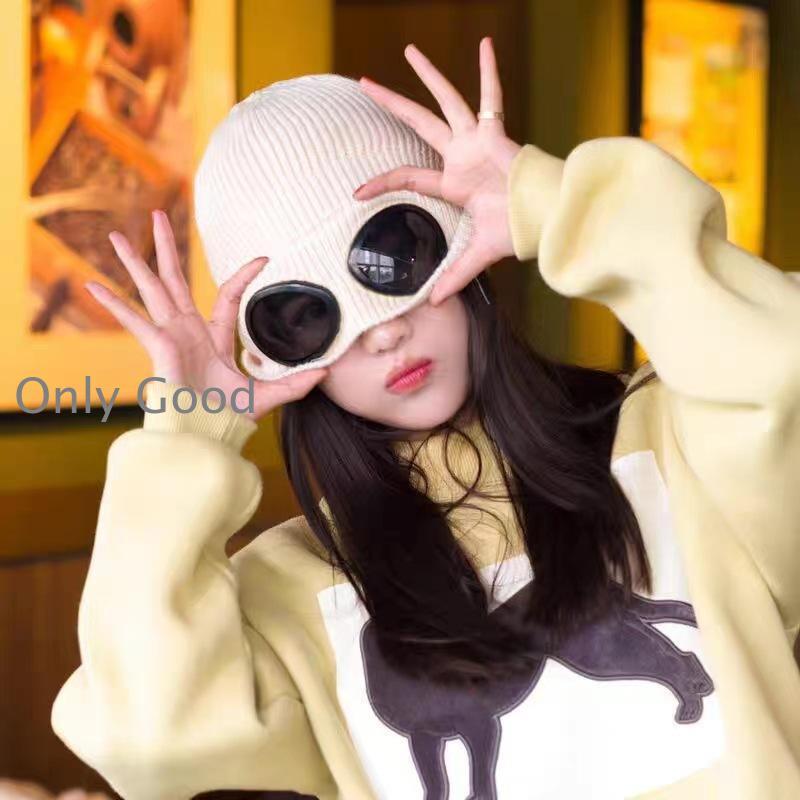 ニットキャップ ニット帽 サングラス付き メガネ付き めがね 眼鏡