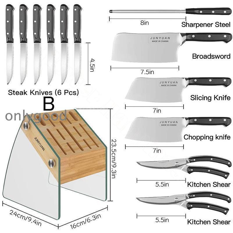 1ナイフブロック 包丁スタンド 包丁たて キッチン収納ナイフホルダー