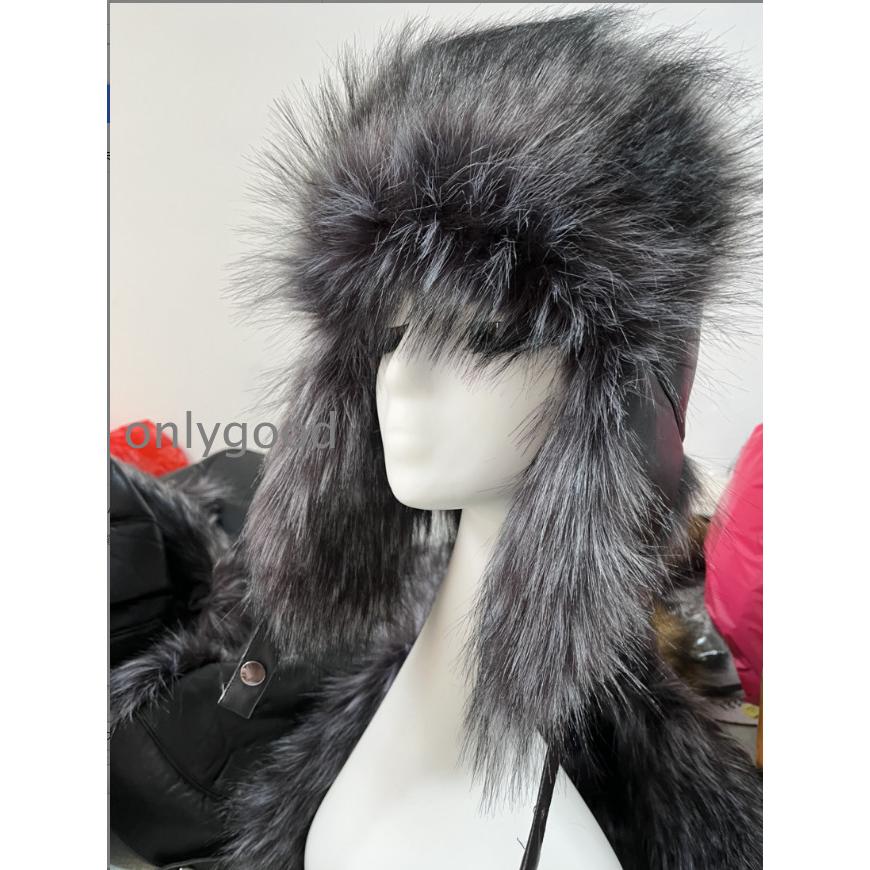ファーキャップ 帽子 メンズ 秋冬 ファー ハット ロシア帽 フェイク
