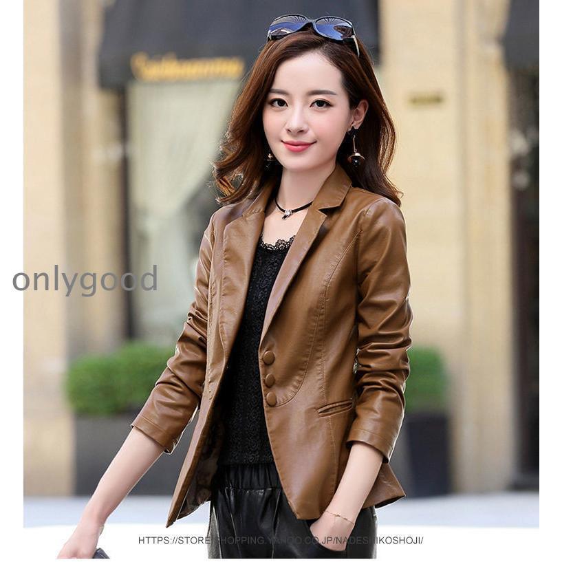 ラム革 レディース革ジャン 秋冬 レザージャケット ライダース