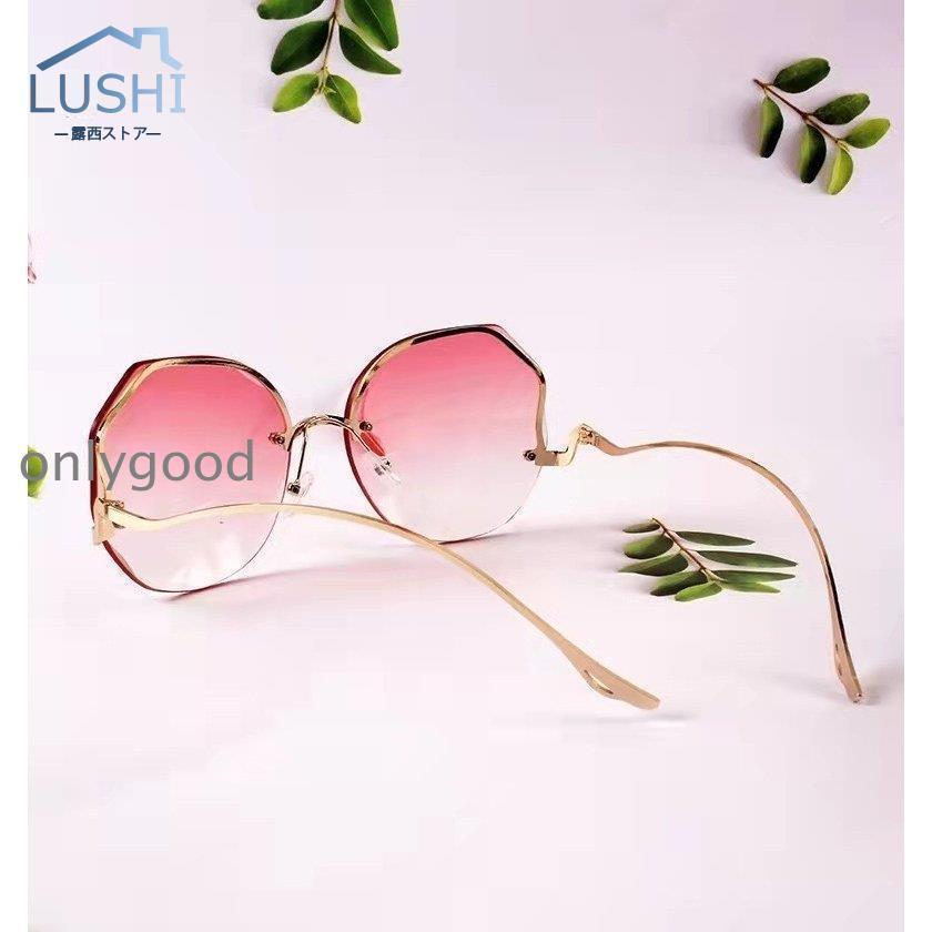 サングラス 男女兼用 レディース メンズ オクタゴン型 金属