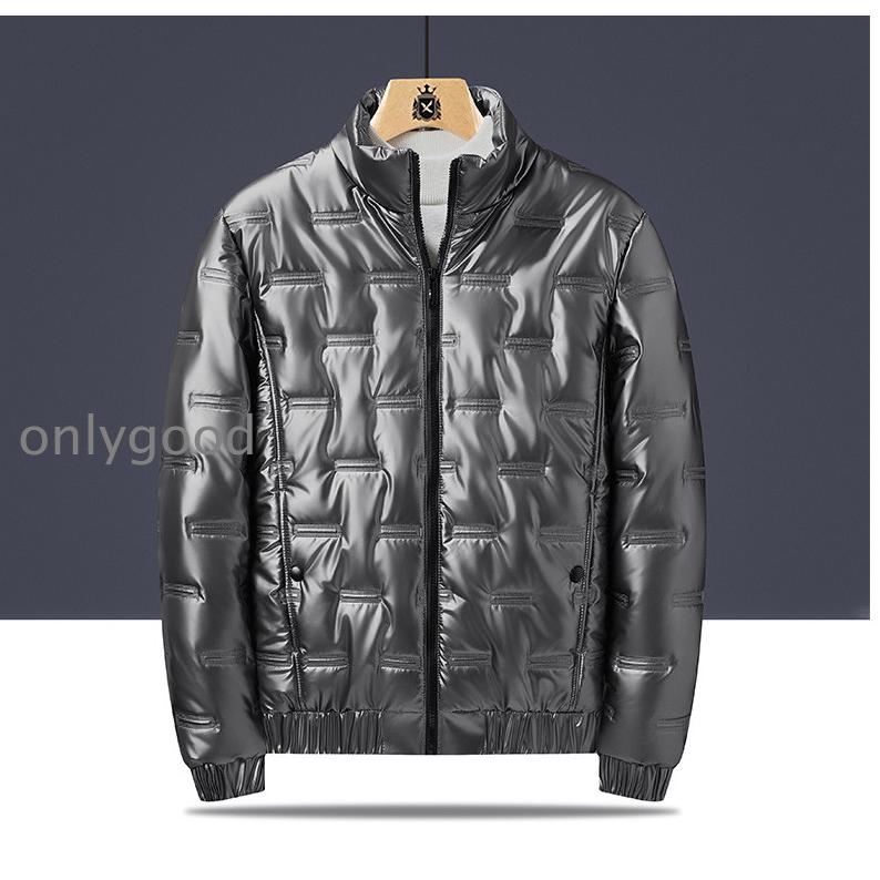 ダウンジャケット メンズ 光沢 防風 90％ダウン ジャケット アウター あたたか 秋冬 冬物 スタンドカラー ダウンジャケット メンズ 光沢 防風 90％ダウン ジャケット アウター