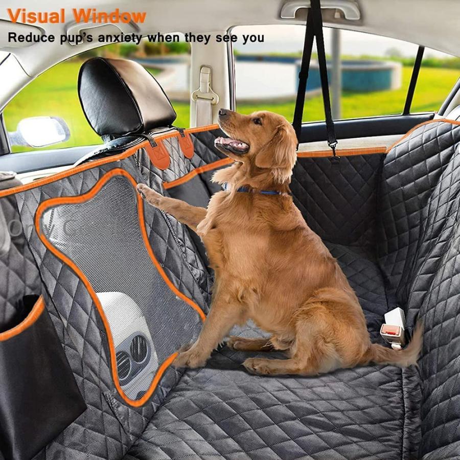大型犬 車用ペットシート取り外し可能 ペット用 防水通気 洗濯可
