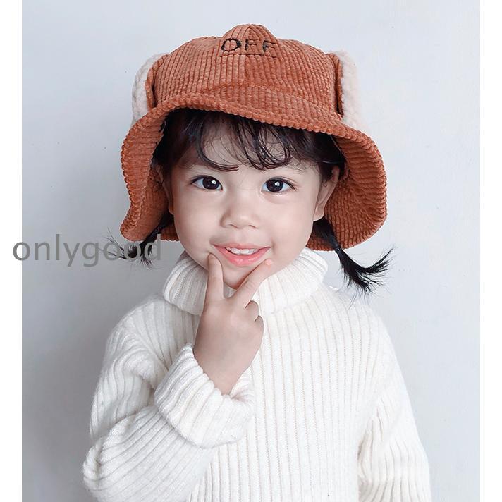 バケットハット 子供 ハット 冬 耳あて付き 帽子 キッズ 春秋 サファリ