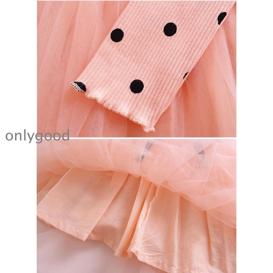 水玉柄ワンピース きれいめ 秋 七五三 女の子 ベビー ドレス 長袖  結婚式 子供 ドレス 祝い 赤ちゃん 誕生日 服 1歳2歳3歳4歳 バースデー キッズ 春 | ブランド登録なし | 16