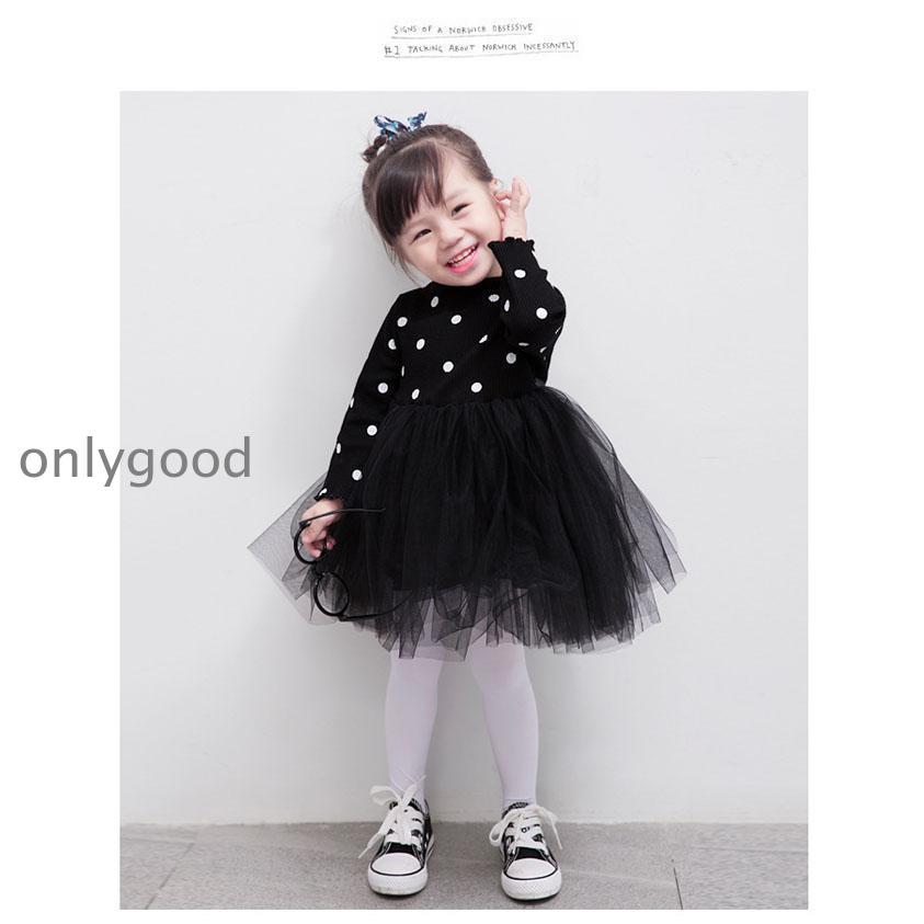 水玉柄ワンピース きれいめ 秋 七五三 女の子 ベビー ドレス 長袖  結婚式 子供 ドレス 祝い 赤ちゃん 誕生日 服 1歳2歳3歳4歳 バースデー キッズ 春 | ブランド登録なし | 06