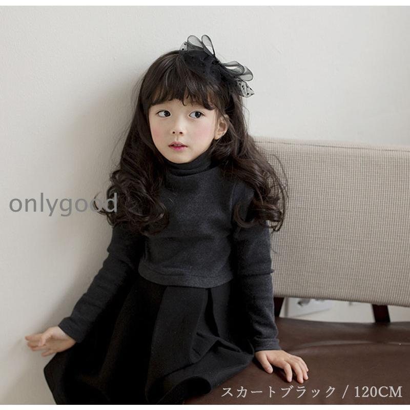 子供ワンピース シンプル  入学式 ブラック 黒 グレー こどもドレス ピアノ 発表会 七五三 キッズ服 子供服 お受験 面接 説明会 キッズワンピース 冠 | ブランド登録なし | 13