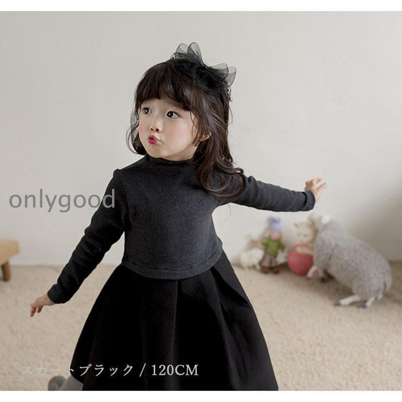 子供ワンピース シンプル  入学式 ブラック 黒 グレー こどもドレス ピアノ 発表会 七五三 キッズ服 子供服 お受験 面接 説明会 キッズワンピース 冠 | ブランド登録なし | 14