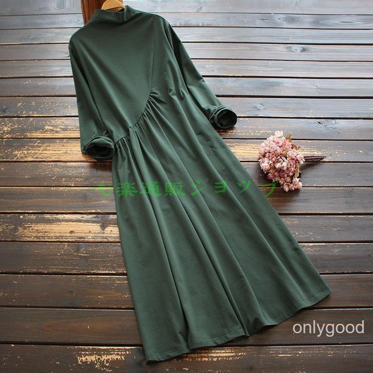 ワンピース レディース 40代 50代 きれいめ 秋 冬 秋冬 フォーマル 綿