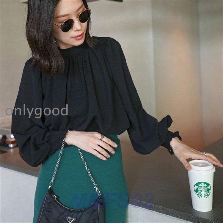 ブラウス シャツ レディース 長袖 春コーデ シフォン 通勤 面接