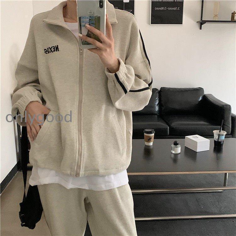 レディースファッション 2色 セットアップ スウェット ワッフル パンツ