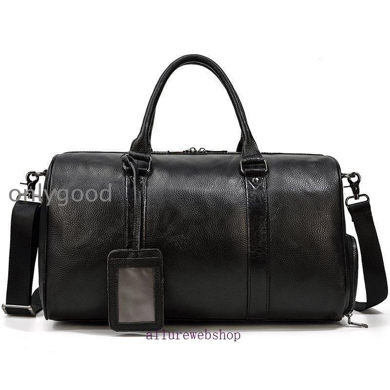 本革 ボストンバッグ メンズ レザー トラベルバッグ シューズ収納