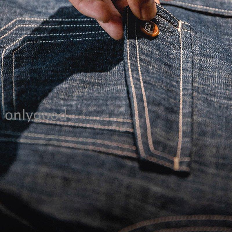 デニム シャツジャケット メンズ ビジネス 通勤 ワークシャツ 長袖