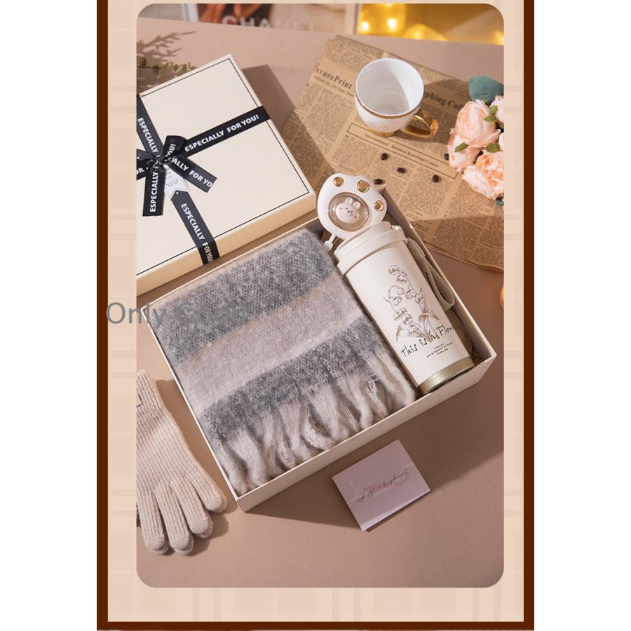 マフラー レディース プレゼント カシミヤ 手袋 冬物 防寒対策 お誕生