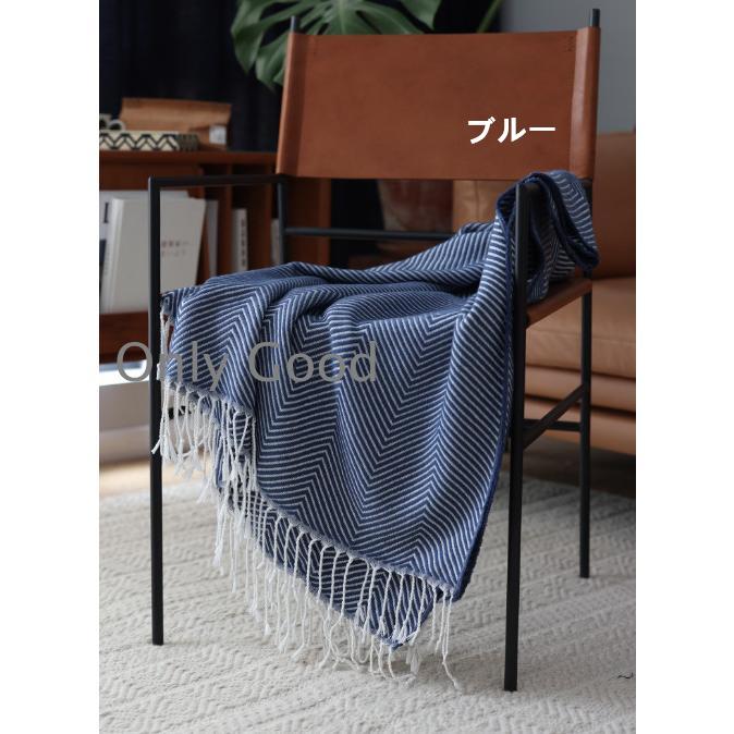 ブランケット 毛布 大判 ひざ掛け 北欧 フリンジ おしゃれタオルケット