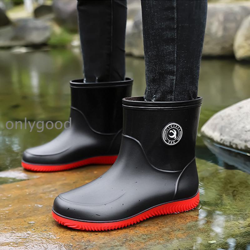 完全防水 通勤 通学 釣り 洗車 長靴 メンズ レインブーツ 防寒 農作業