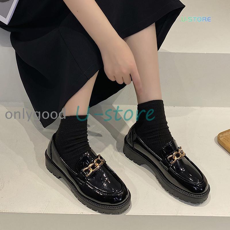 ローファー レディース パンプス スリッポン 厚底 革靴 ローカット 