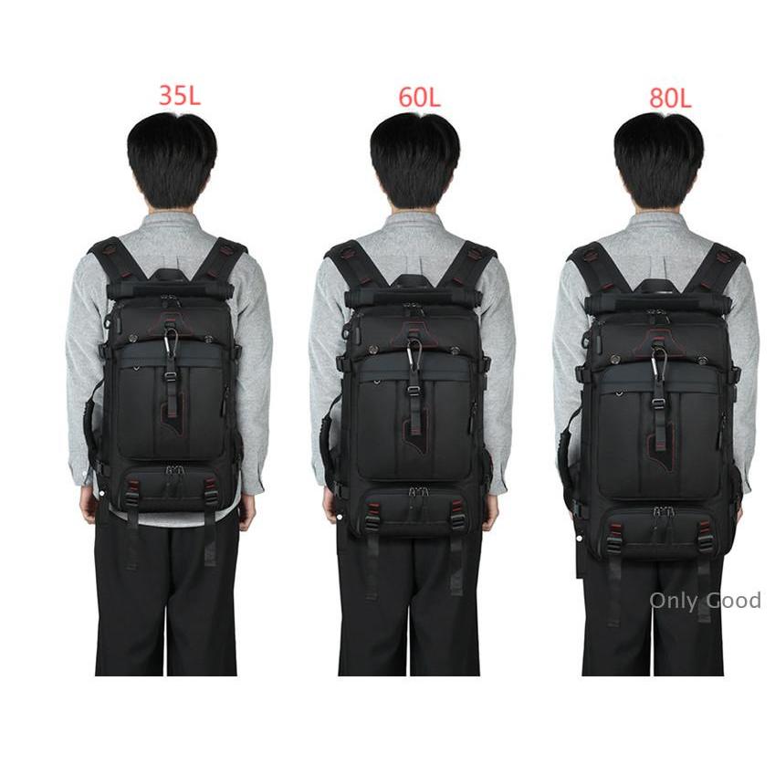 ハイキング用 ハイキング 防水 スクエア キャンプ リュックサック リュックサッ 登山リュック 35L 80L大容量 ファスナー リュックサック バックパック