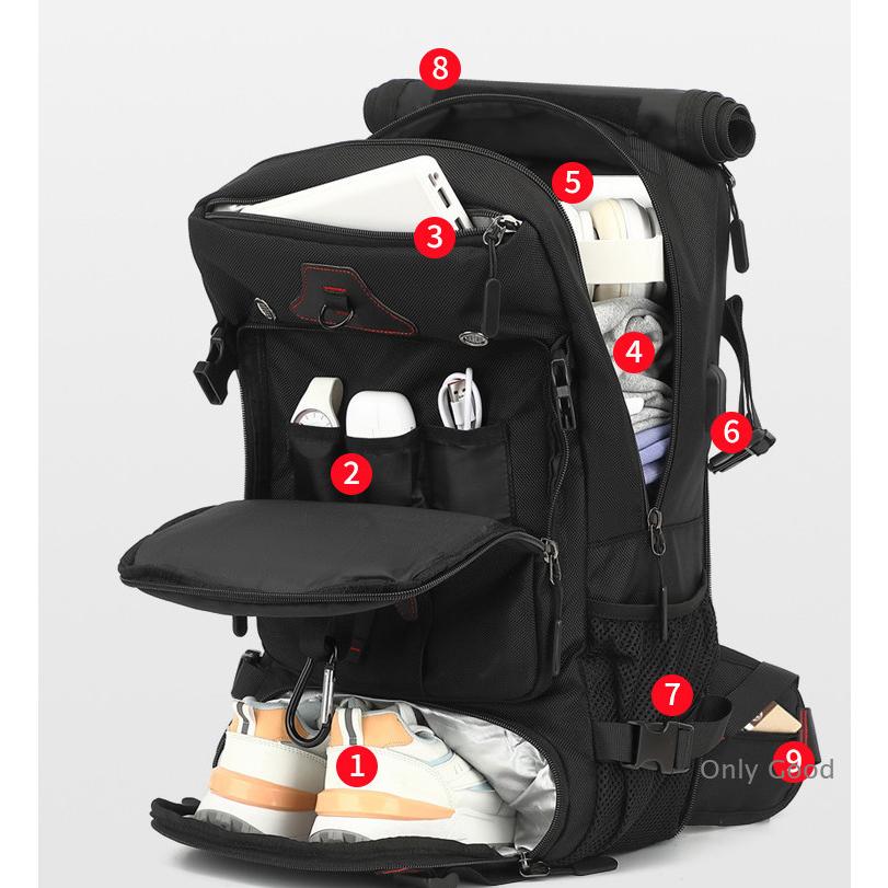 登山リュック 35L 80L大容量 ファスナー リュックサック バックパック