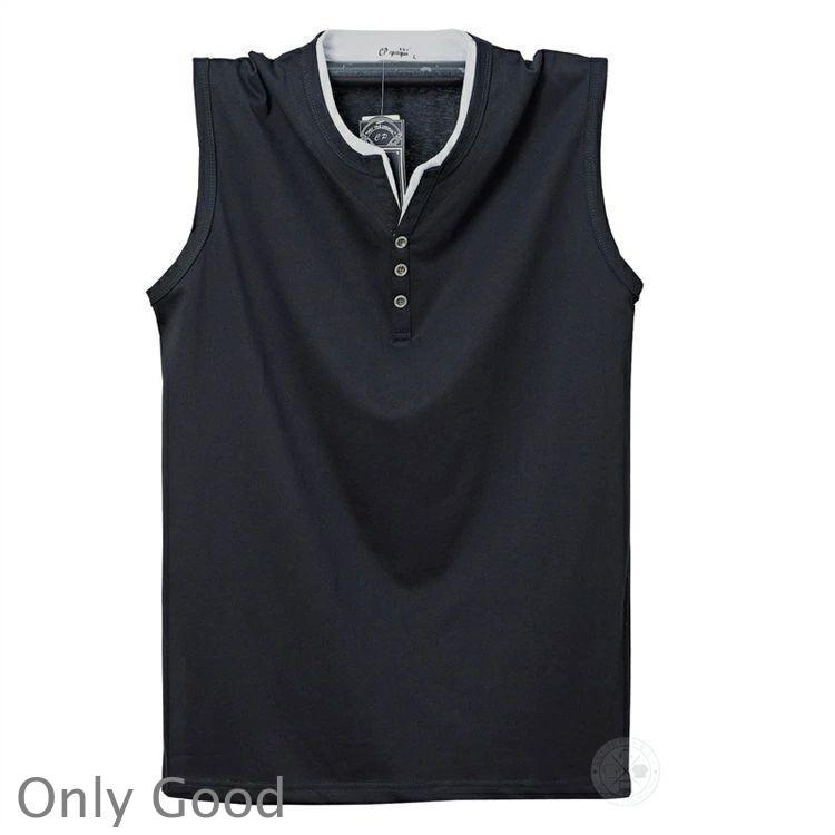 ヘンリーネック Tシャツ メンズ Vネック ノースリーブ シャツ タンク
